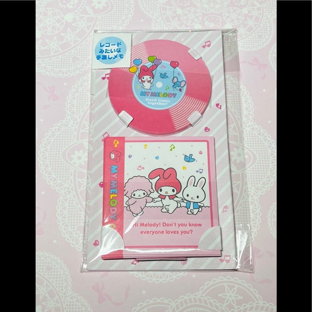 My Melody Record Note Cards & Envelopes